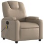 Sillón reclinable de masaje eléctrico cuero sintético capuchino de , Sillones - Ref: Foro24-3204429, Precio: 272,63 €, Descue...