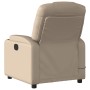 Sillón reclinable de masaje eléctrico cuero sintético capuchino de , Sillones - Ref: Foro24-3204429, Precio: 272,63 €, Descue...