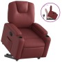 Sillón reclinable elevable cuero artificial rojo tinto de , Sillones - Ref: Foro24-3204434, Precio: 291,13 €, Descuento: %