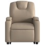 Sillón reclinable masaje pie cuero artificial color capuchino de , Sillones - Ref: Foro24-3204443, Precio: 298,25 €, Descuent...