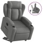 Sillón reclinable elevable de tela gris oscuro de , Sillones - Ref: Foro24-3204483, Precio: 329,98 €, Descuento: %