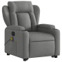 Dark Gray Fabric Reclining Foot Massage Chair by , Armchairs - Ref: Foro24-3204495, Price: 289,24 €, Discount: %