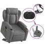 Dark Gray Fabric Reclining Foot Massage Chair by , Armchairs - Ref: Foro24-3204495, Price: 289,24 €, Discount: %