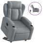 Light Gray Fabric Electric Liftable Recliner Chair by , Armchairs - Ref: Foro24-3204506, Price: 317,99 €, Discount: %