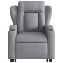 Sillón eléctrico reclinable elevable de tela gris claro de , Sillones - Ref: Foro24-3204506, Precio: 327,66 €, Descuento: %