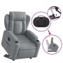 Sillón eléctrico reclinable elevable de tela gris claro de , Sillones - Ref: Foro24-3204506, Precio: 327,66 €, Descuento: %