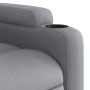 Sillón eléctrico reclinable elevable de tela gris claro de , Sillones - Ref: Foro24-3204506, Precio: 327,66 €, Descuento: %