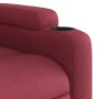 Sillón reclinable de masaje elevable tela rojo tinto de , Sillones - Ref: Foro24-3204497, Precio: 309,24 €, Descuento: %