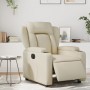 Cream Faux Leather Power Recliner by , Armchairs - Ref: Foro24-3204531, Price: 269,32 €, Discount: %