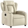 Cream Faux Leather Power Recliner by , Armchairs - Ref: Foro24-3204531, Price: 269,32 €, Discount: %