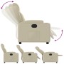 Cream Faux Leather Power Recliner by , Armchairs - Ref: Foro24-3204531, Price: 269,32 €, Discount: %