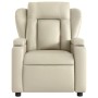 Cream Faux Leather Power Recliner by , Armchairs - Ref: Foro24-3204531, Price: 269,32 €, Discount: %