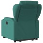 Sillón eléctrico reclinable elevable de tela verde oscuro de , Sillones - Ref: Foro24-3204512, Precio: 328,78 €, Descuento: %