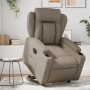 Cappuccino-colored artificial leather liftable recliner chair by , Armchairs - Ref: Foro24-3204550, Price: 289,35 €, Discount: %