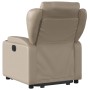 Sillón reclinable elevable cuero artificial color capuchino de , Sillones - Ref: Foro24-3204550, Precio: 289,35 €, Descuento: %