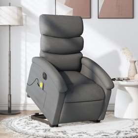 Liftable reclining electric massage chair dark gray fabric by , Armchairs - Ref: Foro24-3204015, Price: 327,34 €, Discount: %