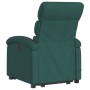 Electric massage chair reclining liftable dark green fabric by , Armchairs - Ref: Foro24-3204020, Price: 327,24 €, Discount: %