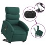 Electric massage chair reclining liftable dark green fabric by , Armchairs - Ref: Foro24-3204020, Price: 327,24 €, Discount: %