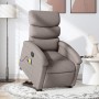 Liftable reclining electric massage chair taupe fabric by , Armchairs - Ref: Foro24-3204022, Price: 335,02 €, Discount: %