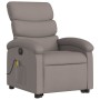 Liftable reclining electric massage chair taupe fabric by , Armchairs - Ref: Foro24-3204022, Price: 335,02 €, Discount: %