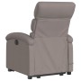 Liftable reclining electric massage chair taupe fabric by , Armchairs - Ref: Foro24-3204022, Price: 335,02 €, Discount: %