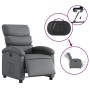 Sillón reclinable eléctrico de cuero sintético gris de , Sillones - Ref: Foro24-3204029, Precio: 266,61 €, Descuento: %