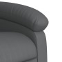 Sillón reclinable eléctrico de cuero sintético gris de , Sillones - Ref: Foro24-3204029, Precio: 266,61 €, Descuento: %