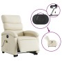 Electric lifting massage chair cream synthetic leather by , Armchairs - Ref: Foro24-3204062, Price: 323,31 €, Discount: %