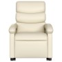 Sillón de masaje elevable eléctrico cuero sintético crema de , Sillones - Ref: Foro24-3204062, Precio: 323,31 €, Descuento: %