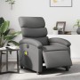 Gray synthetic leather electric reclining massage chair by , Armchairs - Ref: Foro24-3204036, Price: 236,99 €, Discount: %