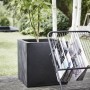 Capi Urban Smooth square planter 50x50x50 cm black KBL904 by Capi, Pots and planters - Ref: Foro24-424343, Price: 159,77 €, D...