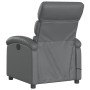 Gray synthetic leather electric reclining massage chair by , Armchairs - Ref: Foro24-3204036, Price: 236,99 €, Discount: %