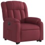 Sillón eléctrico reclinable elevable de tela rojo tinto de , Sillones - Ref: Foro24-3205343, Precio: 369,70 €, Descuento: %