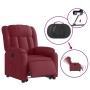 Sillón eléctrico reclinable elevable de tela rojo tinto de , Sillones - Ref: Foro24-3205343, Precio: 369,70 €, Descuento: %