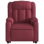 Sillón eléctrico reclinable elevable de tela rojo tinto de , Sillones - Ref: Foro24-3205343, Precio: 369,70 €, Descuento: %