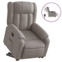 Sillón eléctrico reclinable elevable de tela gris taupe de , Sillones - Ref: Foro24-3205348, Precio: 431,47 €, Descuento: %