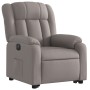 Sillón eléctrico reclinable elevable de tela gris taupe de , Sillones - Ref: Foro24-3205348, Precio: 431,47 €, Descuento: %