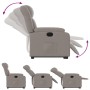 Sillón eléctrico reclinable elevable de tela gris taupe de , Sillones - Ref: Foro24-3205348, Precio: 431,47 €, Descuento: %