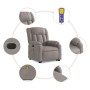 Liftable reclining electric massage chair taupe fabric by , Armchairs - Ref: Foro24-3205360, Price: 367,99 €, Discount: %