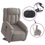 Liftable reclining electric massage chair taupe fabric by , Armchairs - Ref: Foro24-3205360, Price: 367,99 €, Discount: %