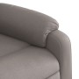 Liftable reclining electric massage chair taupe fabric by , Armchairs - Ref: Foro24-3205360, Price: 367,99 €, Discount: %