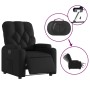 Sillón reclinable eléctrico de cuero sintético negro de , Sillones - Ref: Foro24-3204758, Precio: 271,49 €, Descuento: %