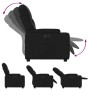 Sillón reclinable eléctrico de cuero sintético negro de , Sillones - Ref: Foro24-3204758, Precio: 271,49 €, Descuento: %