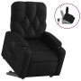 Sillón reclinable elevable cuero artificial negro de , Sillones - Ref: Foro24-3204772, Precio: 287,67 €, Descuento: %