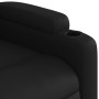 Sillón reclinable elevable cuero artificial negro de , Sillones - Ref: Foro24-3204772, Precio: 287,67 €, Descuento: %