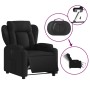 Sillón reclinable eléctrico de tela negro de , Sillones - Ref: Foro24-3204460, Precio: 256,19 €, Descuento: %