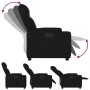 Sillón reclinable eléctrico de tela negro de , Sillones - Ref: Foro24-3204460, Precio: 256,19 €, Descuento: %