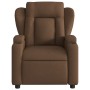 Sillón reclinable de masaje eléctrico tela marrón de , Sillones - Ref: Foro24-3204474, Precio: 286,52 €, Descuento: %