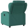 Sillón reclinable de masaje eléctrico tela verde oscuro de , Sillones - Ref: Foro24-3204476, Precio: 287,41 €, Descuento: %