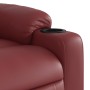 Sillón de masaje elevable eléctrico cuero artificial rojo tinto de , Sillones - Ref: Foro24-3206624, Precio: 337,99 €, Descue...